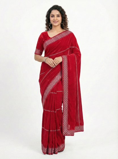 Royal Bloom Party Wear Saree